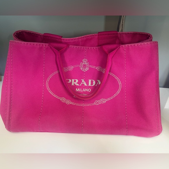 Prada Canapa Tote Canvas - Picture 1 of 1
